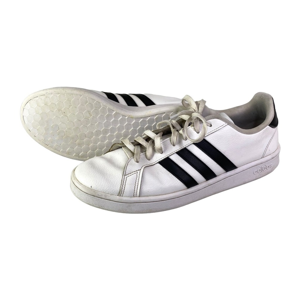 Adidas Grand Court Sneaker F36392 Cloud White Black Low Top‎ Men's Shoe 11.5